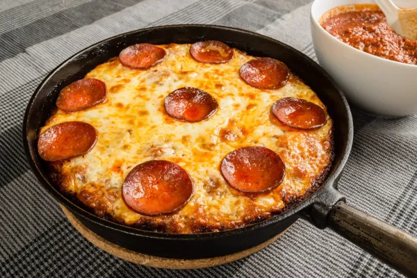 Pizza de Frigideira Receita Rápida e Deliciosa