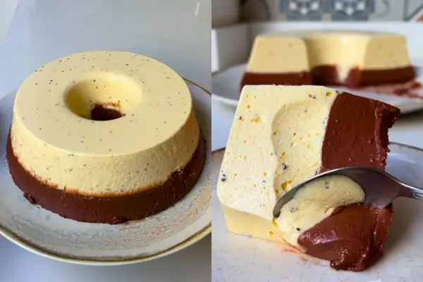 Pudim-de-Maracuja-com-Chocolate-Sobremesa-Facil